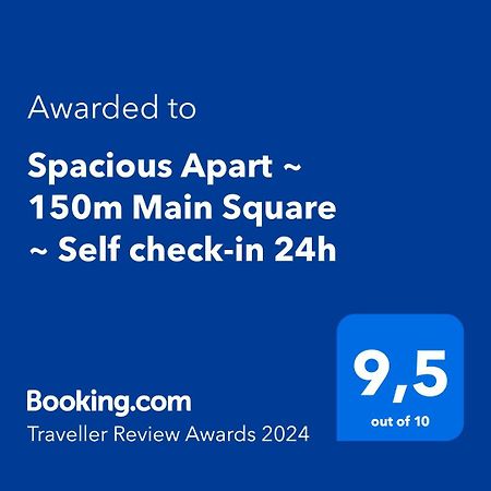 Spacious Apart ~ 150M Main Square ~ Self Check-In 24H Breslavia Exterior foto